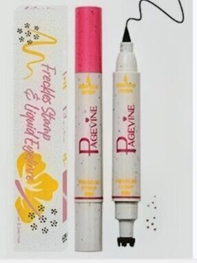 Pagevine Freckles Stamp & Liquid Eyeliner - Pink/White